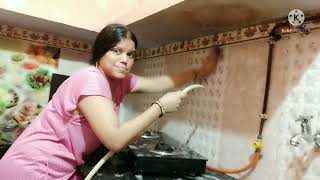 indian housewife kitchen ki safai