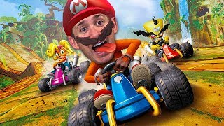 We Played Crash Team Racing Until We Rage Quit And Just Played Mario Kart Instead
