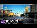 St. Louis 4K60fps - Driving Downtown - Missouri, USA