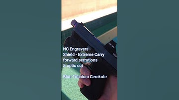 S&W M&P Shield - NC Engravers Slide #NCEngravers #edc #concealedcarry