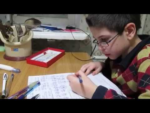 Серёжа и Таня делают уроки. Серёжа и Таня делают уроки.