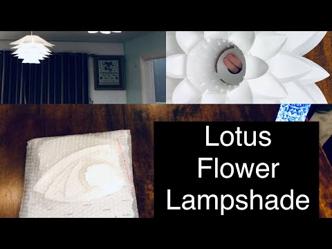 Lotus Flower Lampshade Kit Assembly