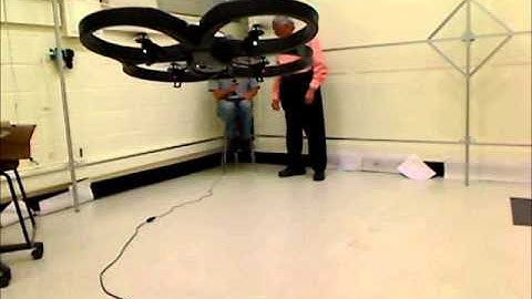 Parrot AR.Drone flight with Logitech Joystick