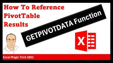 GETPIVOTDATA Function: What it Does & When and How to Turn It Off. Excel Magic Trick 1883