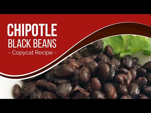 Chipotle Black Beans Recipe