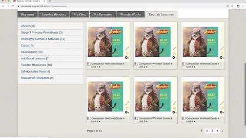 California Wonders English Language Development (ELD): Virtual Access Support