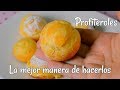 PROFITEROLES fáciles pasta choux masa bomba