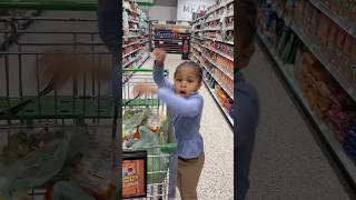 Dad Catches Daughter Grocery Shopping By Herself