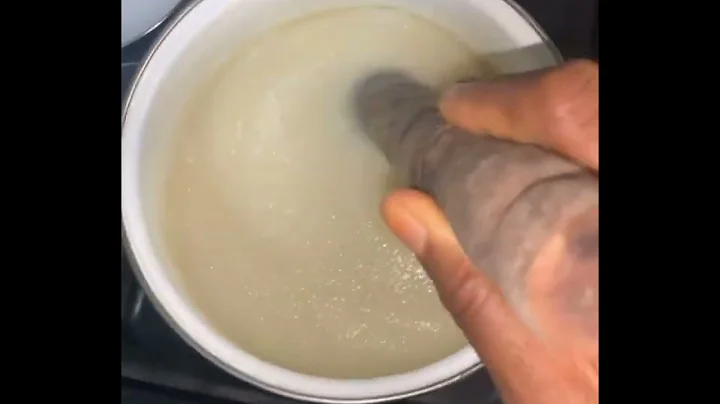 How to make perfect semolina with no lumps #semolinarecipe #fufu #africa #youtube