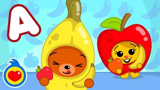 apples bananas sing dance kids songs nursery rhymes plim