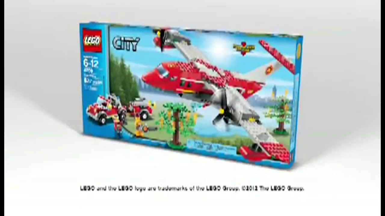 LEGO 4209 Fire Plane - LEGO City - YouTube