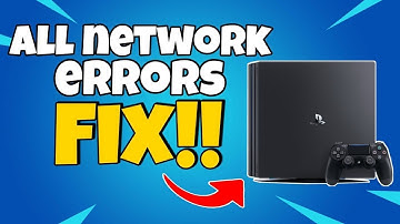 How to Fix All Network Errors on PS4 | PS4 Internet connection errors