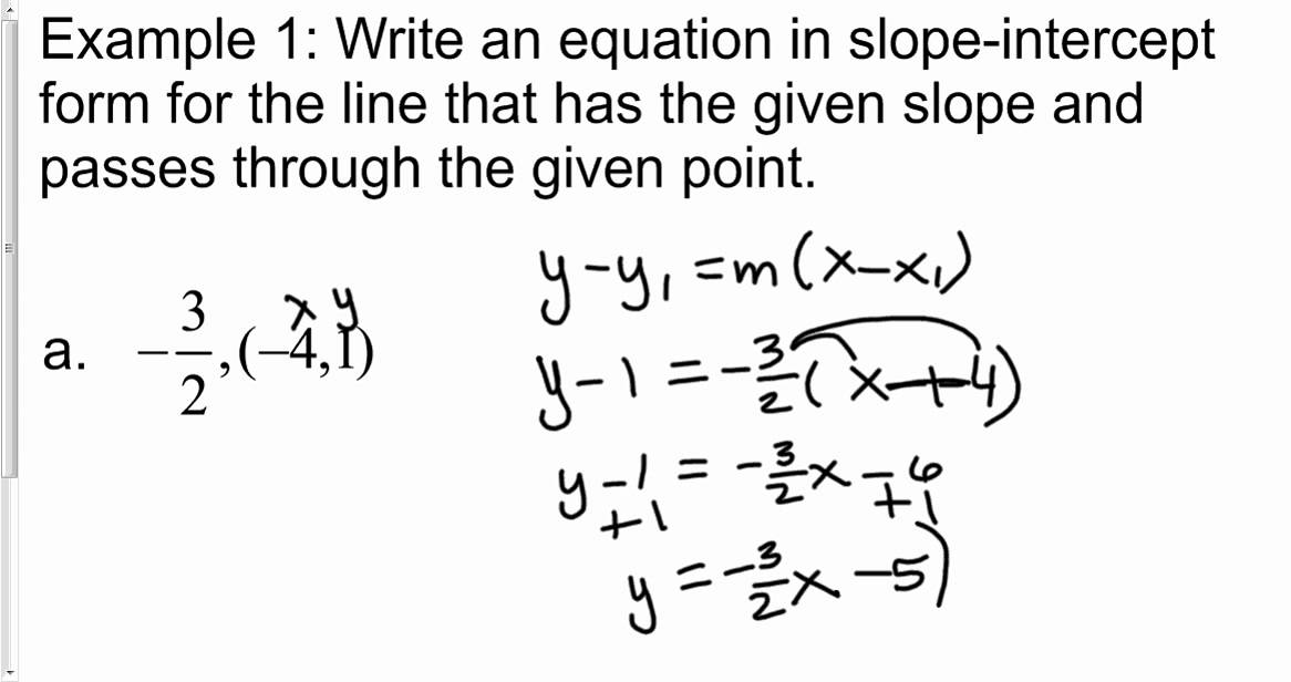 2 4 homework writing linear equations