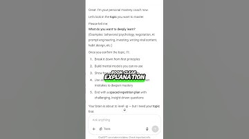 Use This 1 ChatGPT Prompt To Learn ANYTHING In The World