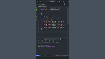 Reduce function in 60 seconds! #coding #programming #javascript #computerscience #webdevelopment