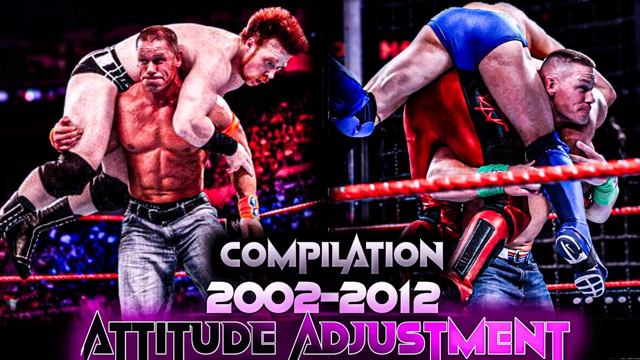 John Cena’s Powerful Attitude Adjustment Compilation (2003-2012) | WWE Highlights