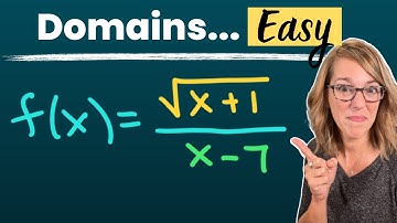 Domain for Radical, Square Roots, and Rational Functions | Domain in Interval Notation