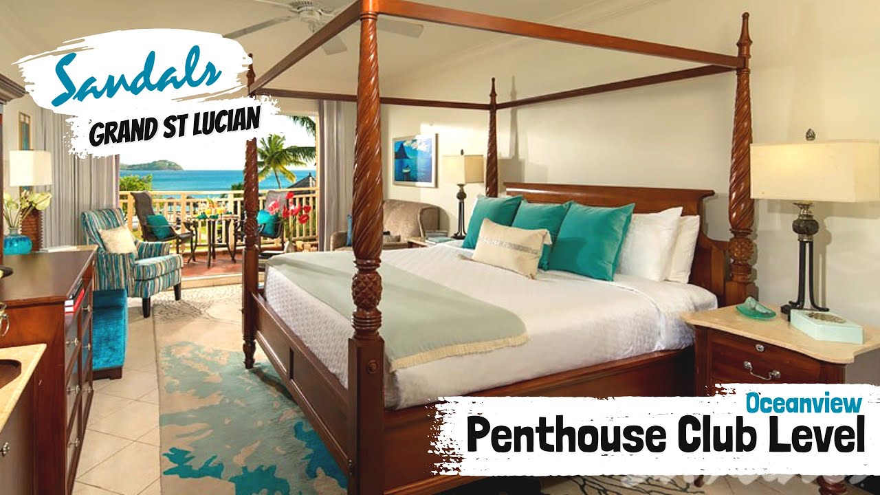 Caribbean Oceanview Penthouse Club Level PO Sandals Grand St Lucian