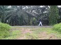 (raw footage) second raya ; jalan dekat jalan tar