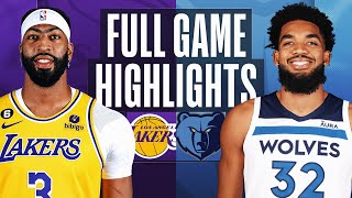 LAKERS at TIMBERWOLVES | FULL GAME HIGHLIGHTS | March 31, 2023