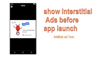 Android Studio | show interstitial ads before launch activity | loading  interstitial ads