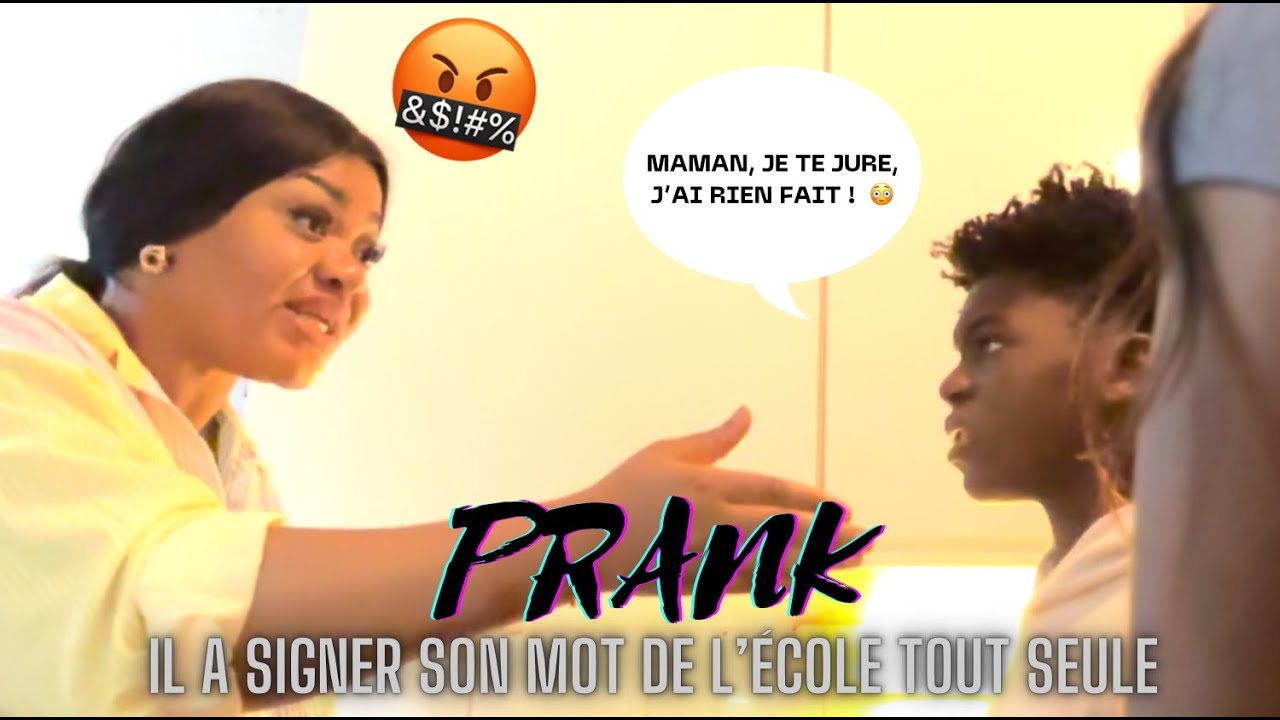 PRANK : ON L'ACCUSE D'AVOIR SIGNER SA PUNITION