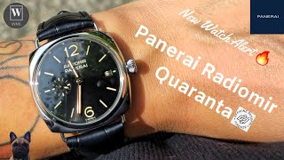 New Watch Alert 🔥 Panerai Radiomir Quaranta - Gregory Jewellers Bondi Showcase & Unboxing 🇮🇹