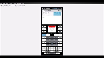 TI Nspire Determinants and rref