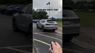 Remote starting the Acura MDX Type S