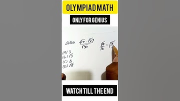 square roots || olympiad maths || #short #shortfeed