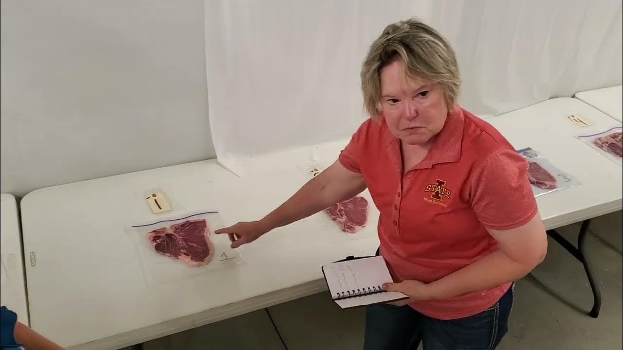 FFA Meat Evaluation CDE Retail Cuts explained YouTube