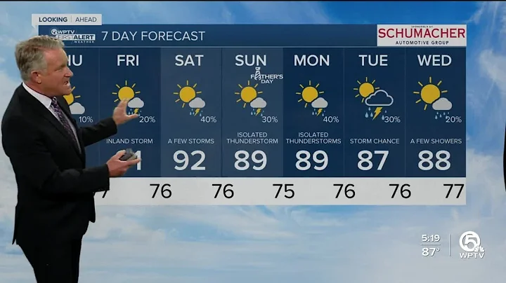 First Alert Weather Forecast for Afternoon of Wednesday, June 15, 2022