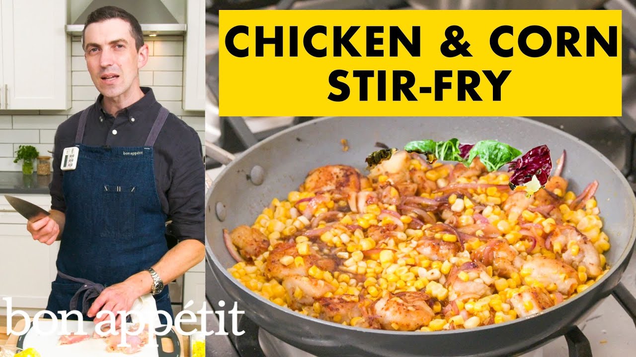 Chris Makes Chicken StirFry From The Home Kitchen Bon Appétit