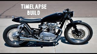 Yamaha XS650 Cafe Racer - Full Timelapse Build