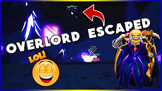 *GLITCH* Overlord has fly away from Dungeon | Anime Fighting Simulator | Roblox