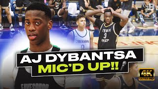 We mic'd up No. 1 player in the country AJ Dybantsa!! | FULL GAME HIGHLIGHTS