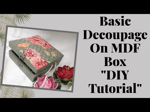 Easy Decoupage Project with Fevicryl Modge Podge 