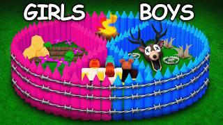 Download Lagu Girls vs Boys Base in 99 Nights in the Forest! MP3 Download Lagu Girls vs Boys Base in 99 Nights in the Forest! MP3