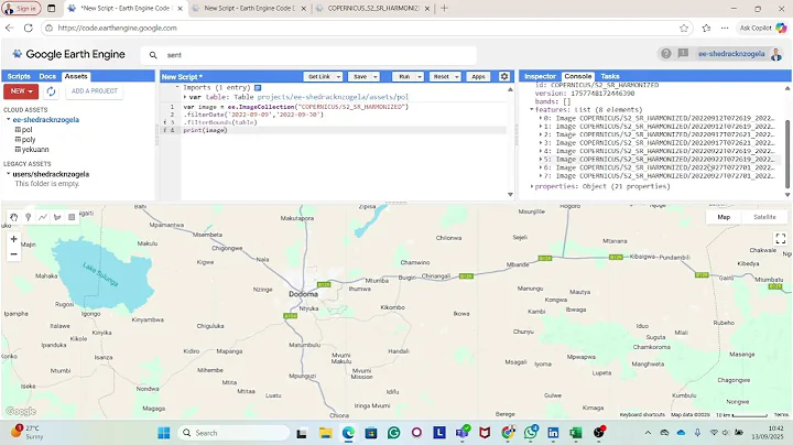 How to Import and Visualize a Satellite Image in Google Earth Engine Code Editor
