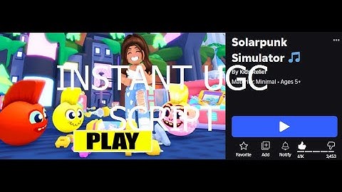 Roblox Solarpunk Simulator FIXED instant UGC script [Roblox Exploiting]