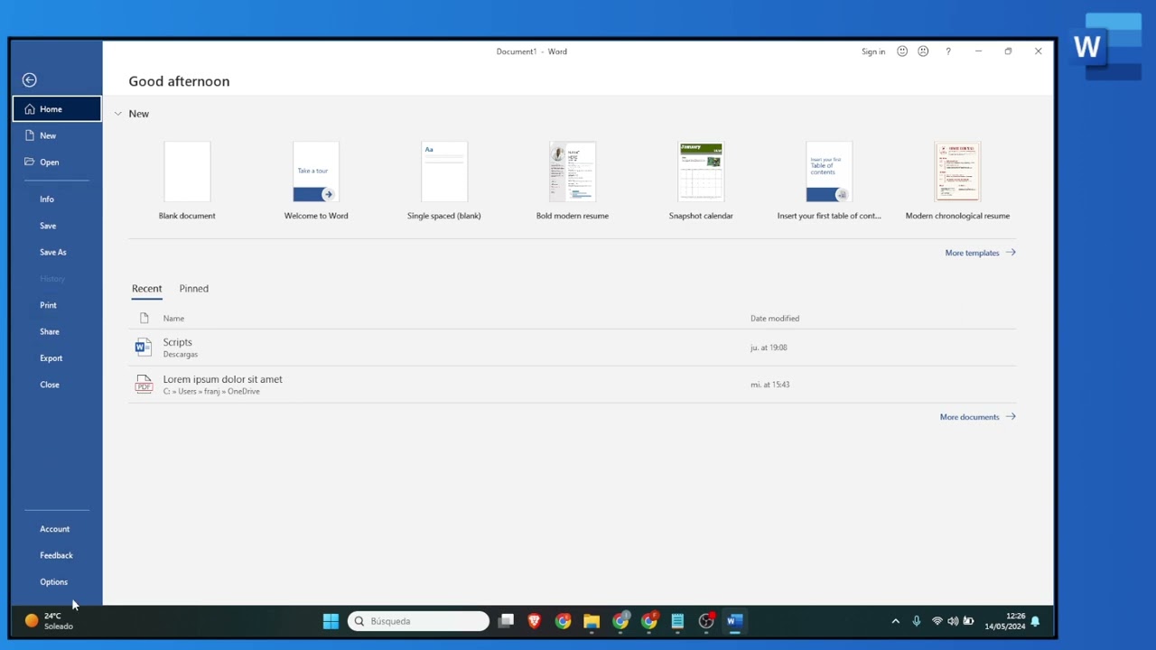Cómo arreglar la regla vertical en Word tutorial Office