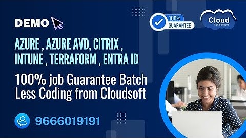 "Master Azure, AVD, Citrix, Intune & More with Real-Time Training – 100% Job Guarantee | Cloudsoft"