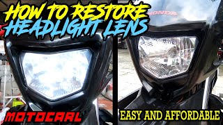 Headlight Restoration Madali lang at Mura