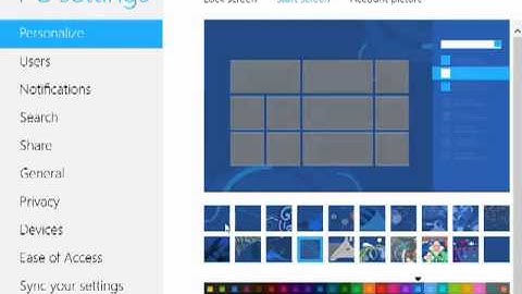 Windows 8: Customize your start/lock screen