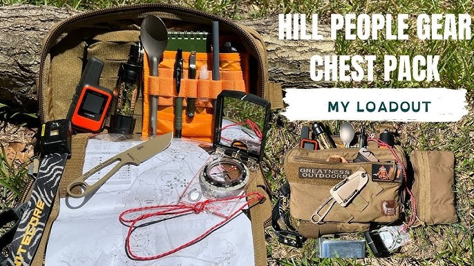 FISHING SURVIVAL KIT (Chest rig) - Hill People Gear Chest Kit 