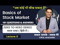 Lecture 6 -Basics of Stock Market for Beginners | शेयर बाजार का सम्पूर्ण ज्ञान | By Vipul Kaushikk