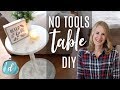 DIY PEDESTAL TABLE (no tools required!) DIY PEDESTAL TABLE (no tools required!)