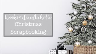 Christmas 2022 Scrapbook Layout || Mittens & Mistletoe Collection from Crate Paper