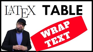 Latex Table Wrap Text