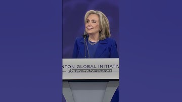 "Democracy is under siege." - Hillary Clinton at #CGI2025